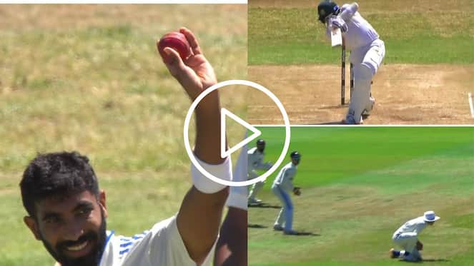 [Watch] Jasprit Bumrah Bags A Beautiful Fifer With Keshav Maharaj's Wicket